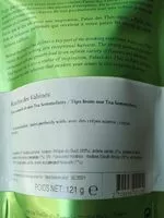 Mängden socker i Rooibos des Vahinés