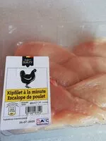 Mängden socker i Escalope de poulet