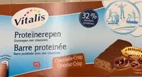 Mängden socker i Barre protéine chocolat crisp