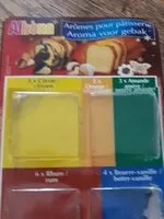 Mängden socker i Arômes pour pâtisserie