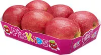 Mängden socker i PINKIDS® POMMES PINK LADY® BARQ 6 PIECES
