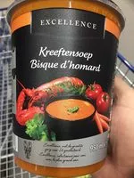 Mängden socker i Kreeftensoep Bisque d'homard