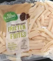 Mängden socker i Frites fraîches precuites