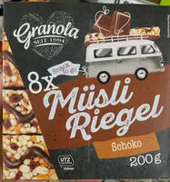 Mängden socker i Müsli Riegel Schoko