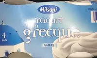 Mängden socker i Yaourt à la grecque
