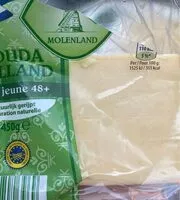 Mängden socker i Gouda jeune 48+