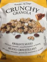 Mängden socker i Crunchy Granola - Meusli Croustillant