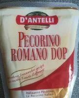 Mängden socker i Pecorino Romano Dop
