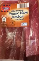Mängden socker i Jambon cru fumé