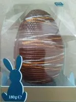 Mängden socker i Oeuf décoré en chocolat au lait