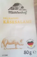 Mängden socker i Käsesalami