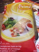 Mängden socker i Loempia Met Ham En Kip