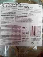 Mängden socker i Filet de poulet