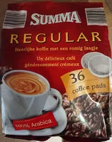 Mängden socker i 36 Coffee Pads Regular