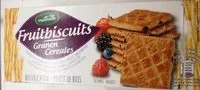 Mängden socker i Fruitbiscuits céréales