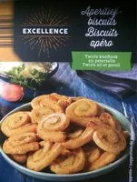 Mängden socker i Biscuits apéro Twirls ail et persil