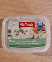 Mängden socker i scampisalade dille