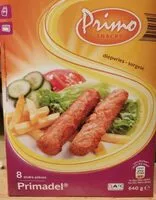Mängden socker i Primadel