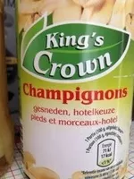 Mängden socker i Champignons pieds et morceaux
