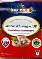 Mängden socker i Jambon d'Auvergne IGP