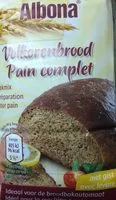 Mängden socker i Pain complet (préparation pour pain)