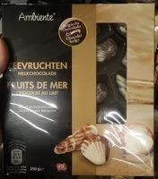 Mängden socker i Chocolat belge fruits de mer