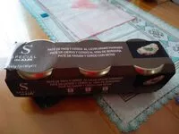 Mängden socker i Pâté de gibier