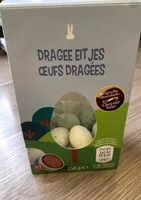 Mängden socker i Pasen: Dragee Eitjes Zakje 250 Gram (zenopra)