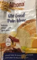 Mängden socker i Pain blanc (préparation pour pain)