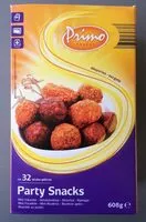 Mängden socker i Primo Party Snacks