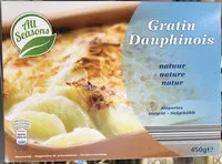 Mängden socker i Gratin legumes du sud