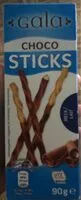 Mängden socker i Choco sticks au lait