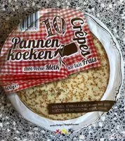 Mängden socker i Crêpes au lait frais