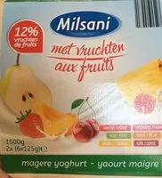 Mängden socker i Yaourt maigre aux fruits