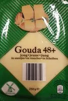 Mängden socker i Gouda jeune en tranches, 250gr