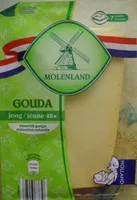 Mängden socker i Gouda jeune 48 7 tranches