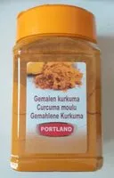 Mängden socker i Curcuma moulue