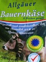 Mängden socker i Allgäuer Bergkäse