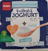 Mängden socker i Vollmilch youghurt