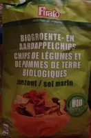 Mängden socker i Chips de légumes et de pommes de terre