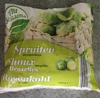 Mängden socker i Choux de Bruxelles surgelés