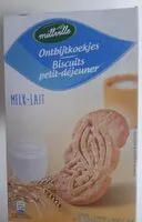 Mängden socker i Biscuits petit-déjeuner