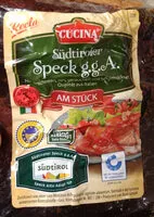 Mängden socker i Südtiroler Speck g.g.A.