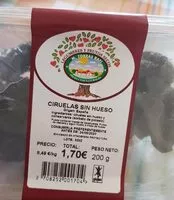 Mängden socker i Ciruelas si Hueso