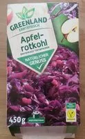 Mängden socker i Apfelrotkohl Erntefrisch Tiefgefroren