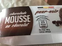 Mängden socker i Mousse au chocolat puur- noir