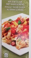 Mängden socker i Poulet curry rouge et du riz basmati
