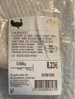 Mängden socker i Escalopes de Dinde