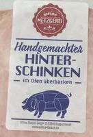 Mängden socker i Handgemachte Hinterschinken