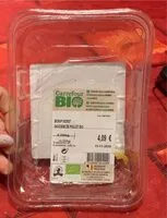 Mängden socker i Saucisse de poulet bio